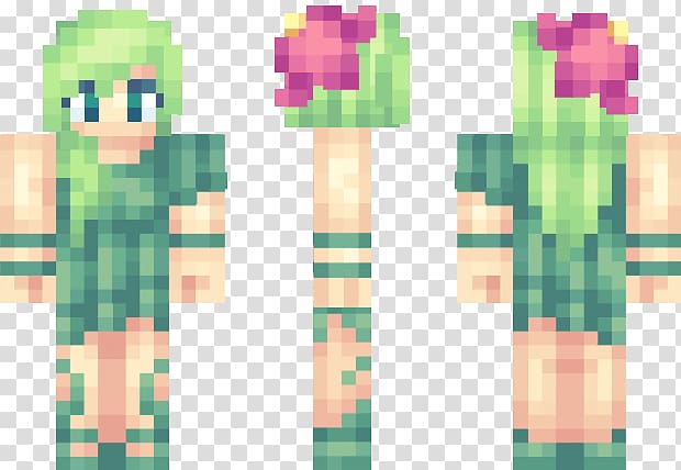 Minecraft Video Games Creeper , skin minecraft girl transparent background PNG clipart