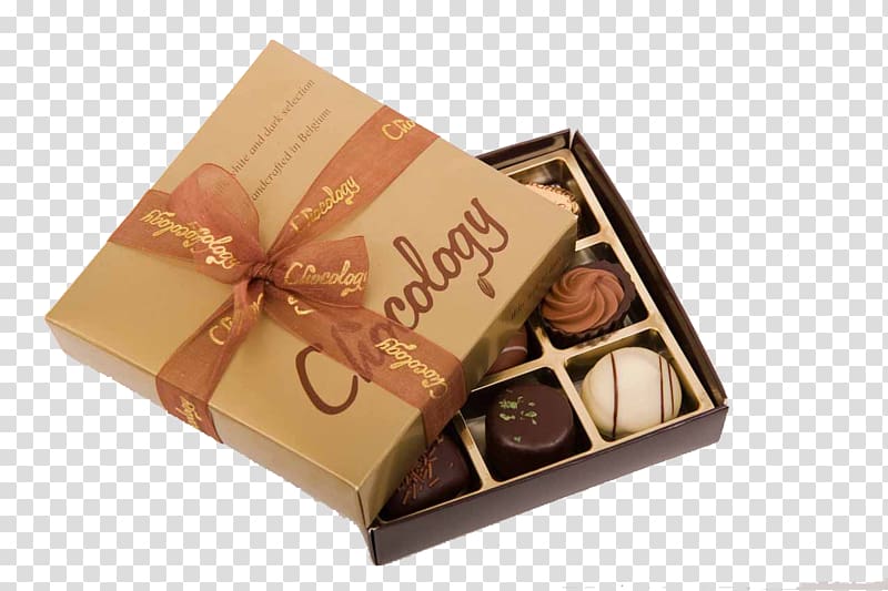 Chocolate truffle Chocolate cake Praline Chocolate box art, Luxury boxed chocolates transparent background PNG clipart