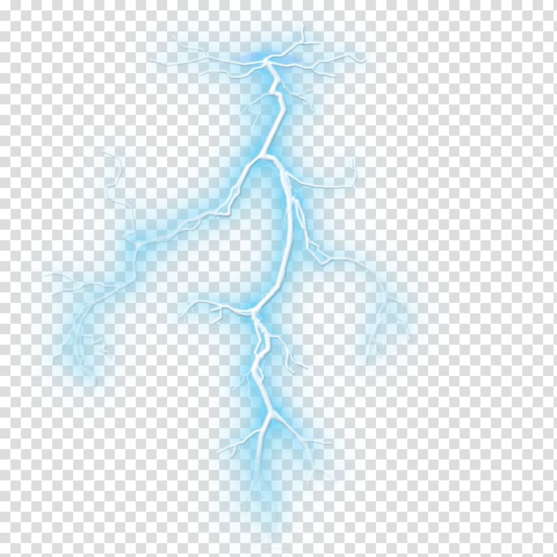 white and blue thunder , Lightning Desktop , bolt transparent background PNG clipart
