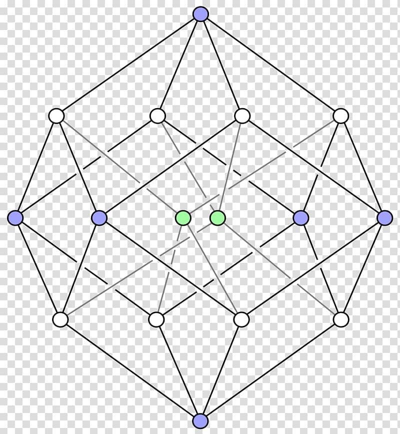 Tesseract Geometry Hypercube Four-dimensional space Wikipedia, shape transparent background PNG clipart