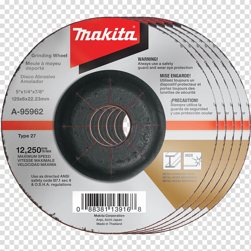 Grinding wheel Makita Stainless steel Angle grinder, others transparent background PNG clipart
