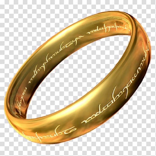 The Lord of the Rings Meriadoc Brandybuck Gandalf Ring of Gyges One Ring, ring transparent background PNG clipart