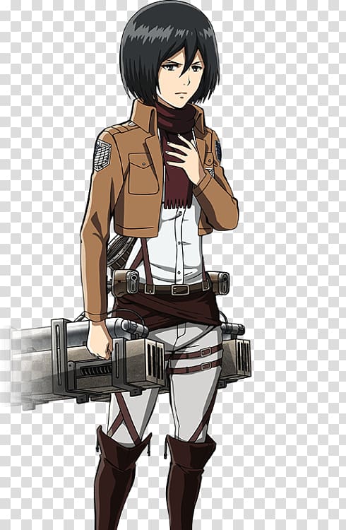 Mikasa Ackerman Armin Arlert Eren Yeager Anime Attack on Titan, Shingeki No Kyojin transparent background PNG clipart