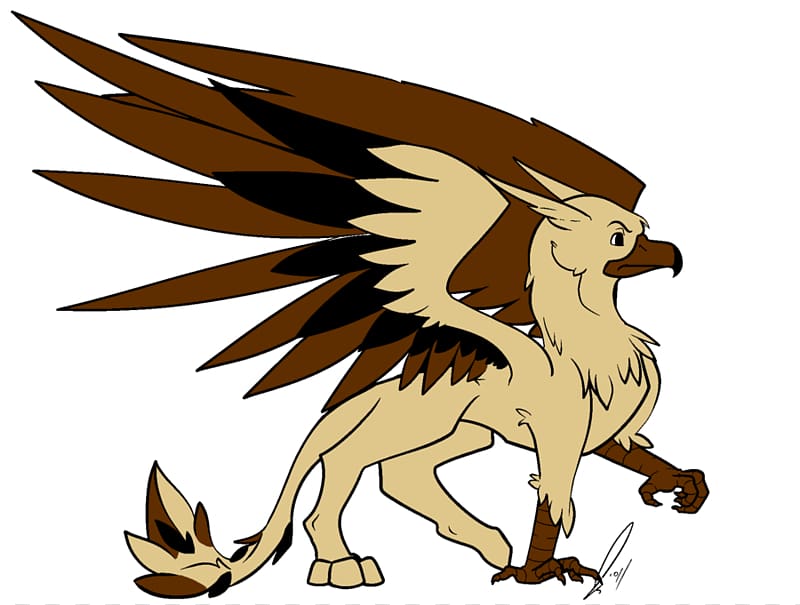 Griffin , Gryphon transparent background PNG clipart