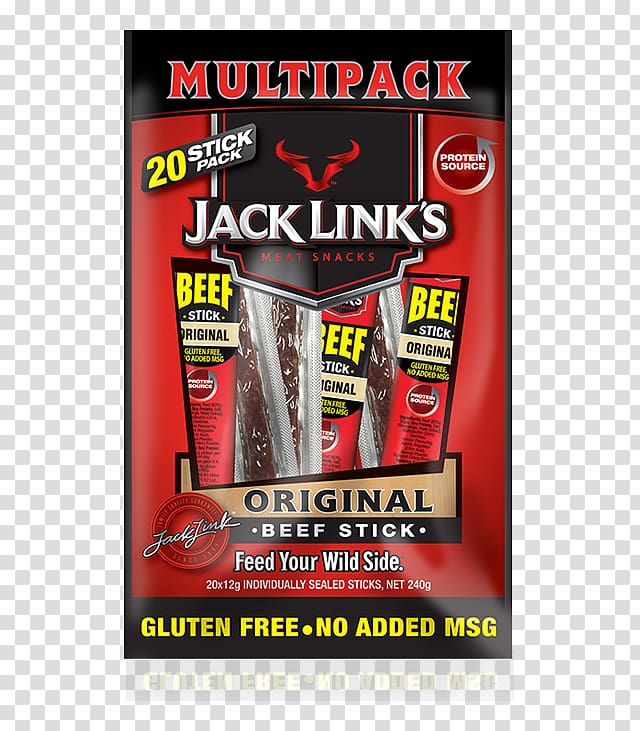 Jack Link\'s Beef Jerky Bakkwa Food Jack Link\'s Beef Jerky, jerky transparent background PNG clipart