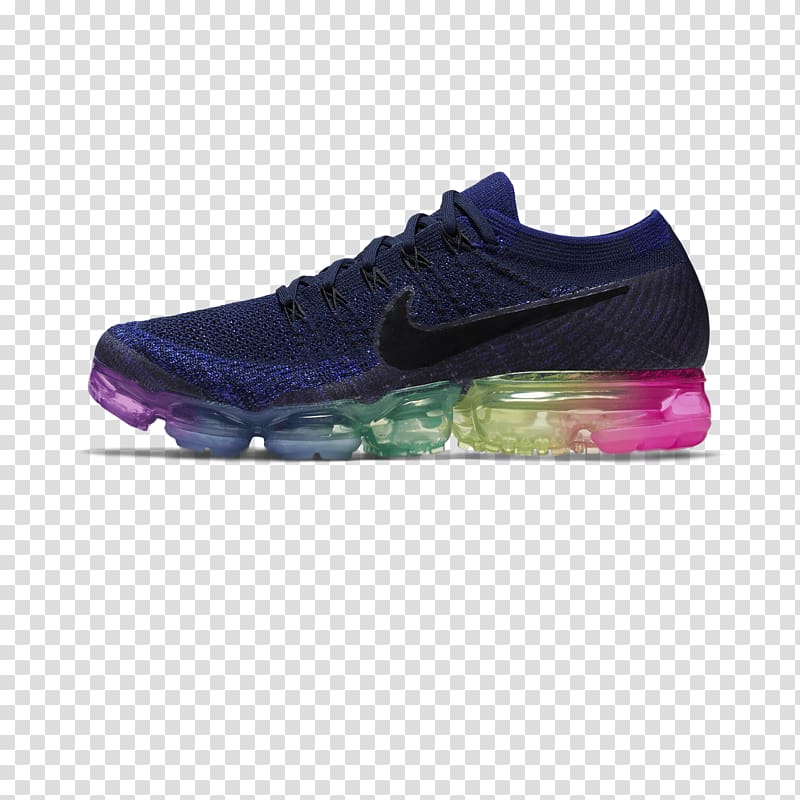Nike Air Vapormax Flyknit Betrue Nike Air VaporMax 2 Men\'s Flyknit Sports shoes Nike Air VaporMax Flyknit 2 Women\'s, blue white vans shoes for women transparent background PNG clipart