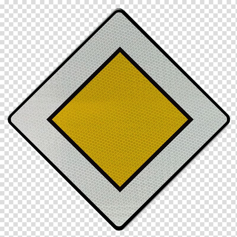 Traffic sign Germany Hak utama pada persimpangan Driver\'s education, Voorrangsweg transparent background PNG clipart