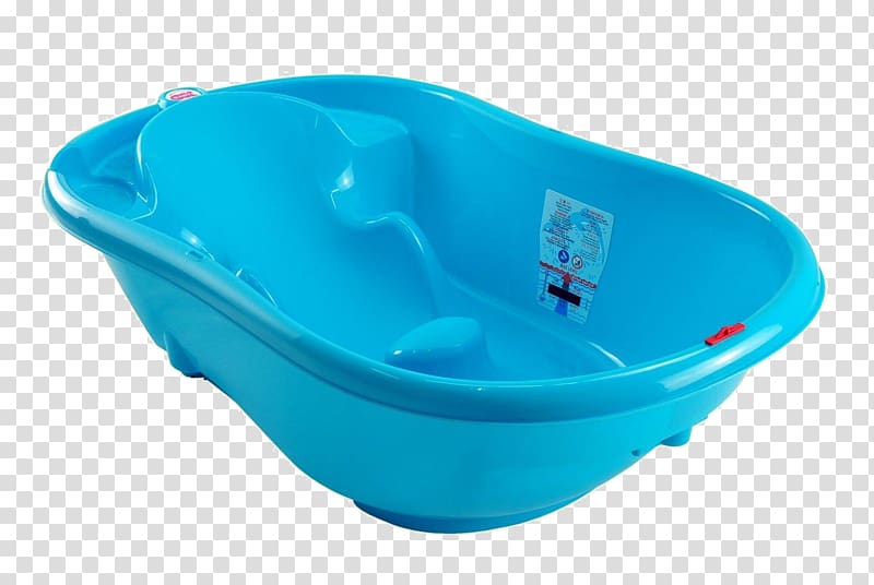 Bathtub Infant Bathing Child Plastic, Blue plastic bathtub transparent background PNG clipart