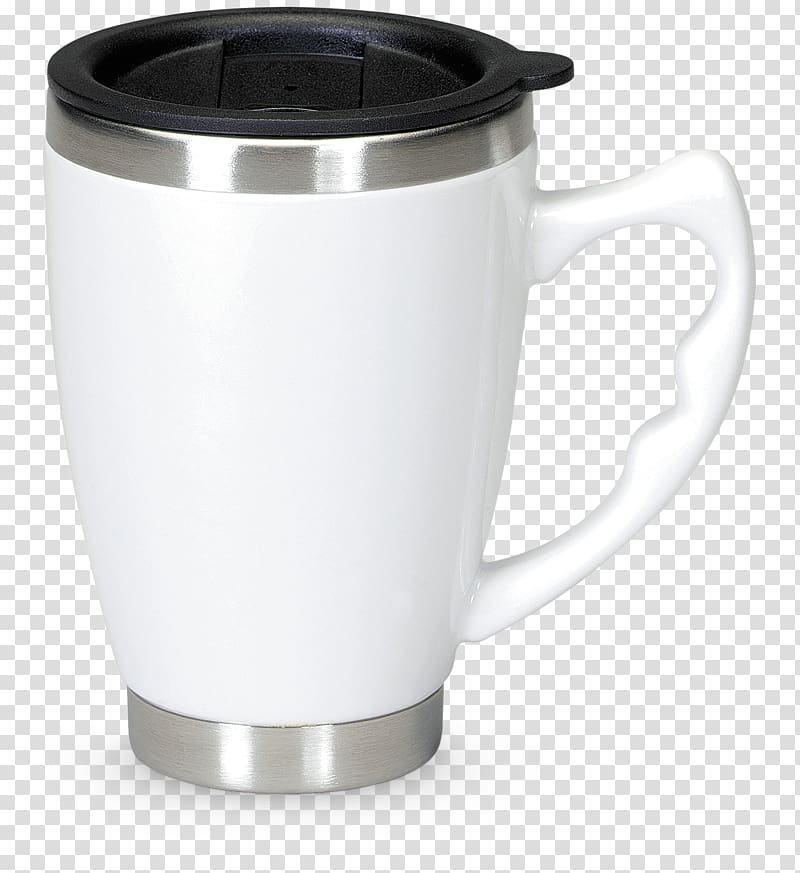 Coffee cup Mug Thermal insulation Ceramic Lid, Travel Mug transparent background PNG clipart