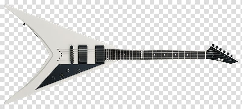 Electric guitar ESP Guitars Gibson Flying V Seven-string guitar, electric guitar transparent background PNG clipart