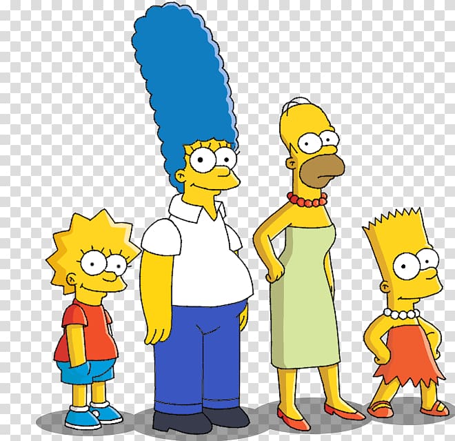 Marge Simpson Bart Simpson Lisa Simpson Homer Simpson Maggie Simpson, Bart Simpson transparent background PNG clipart