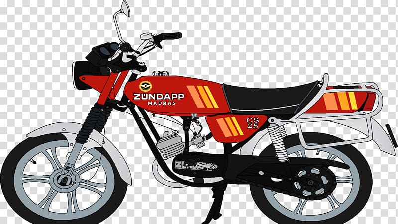 Zündapp CS 25 Motorcycle Car Motor vehicle, motorcycle transparent background PNG clipart