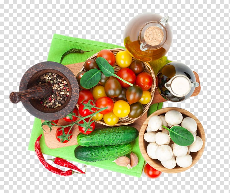 Italian cuisine Spice Herb Ingredient Food, Delicious vegetables transparent background PNG clipart
