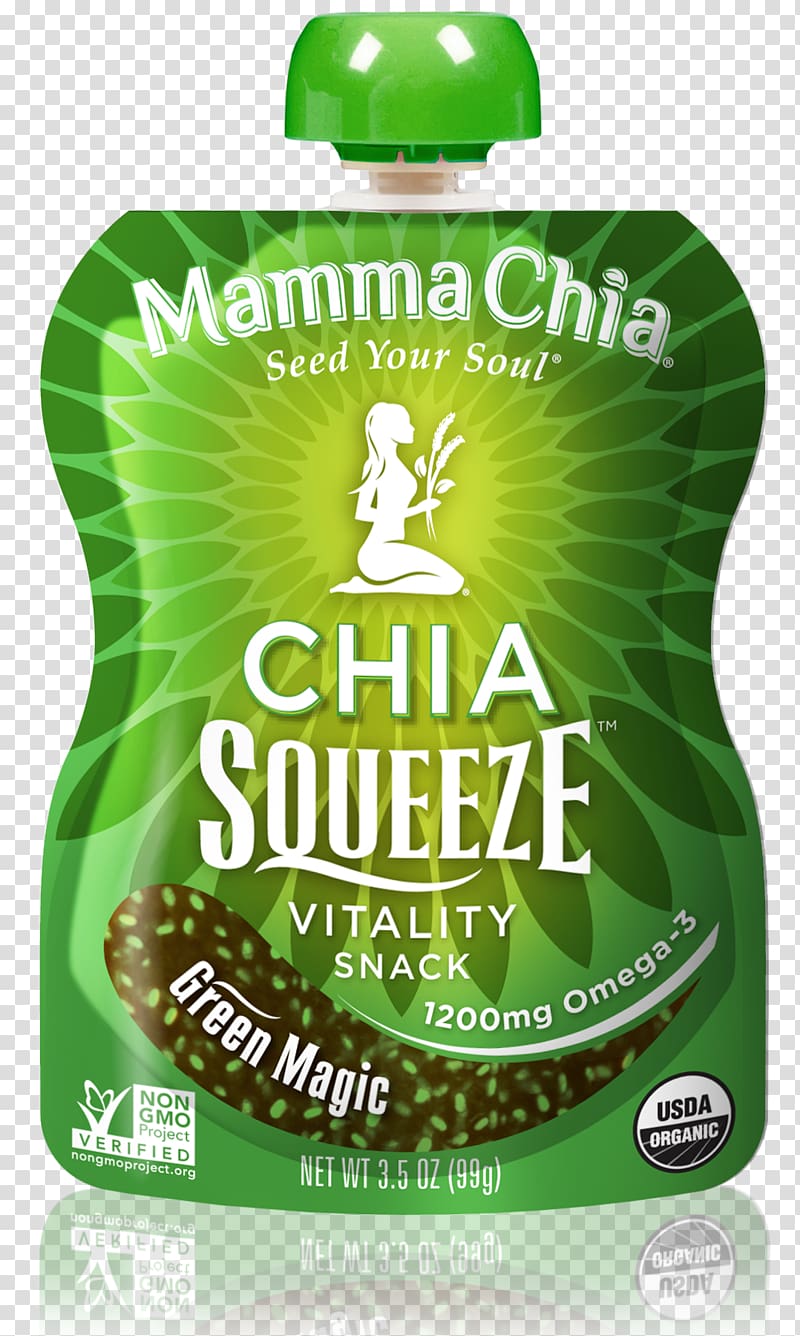 Organic food Chia seed Mamma Chia LLC Snack, drink transparent background PNG clipart