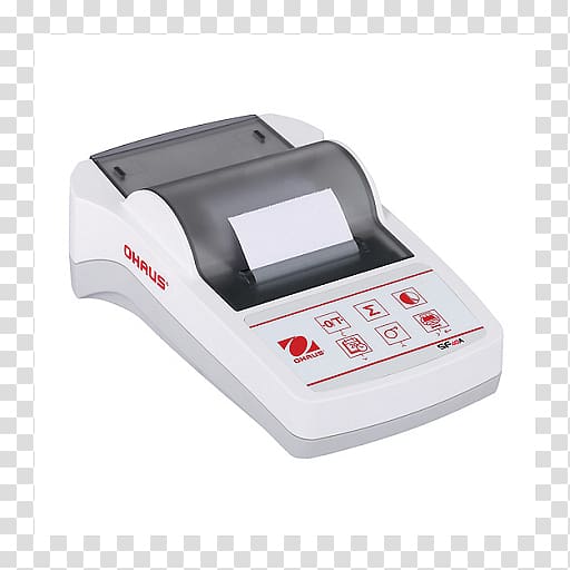 Ohaus Measuring Scales Paper Printer Laboratory, matrix code transparent background PNG clipart