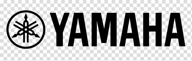 Yamaha logo with text illustration, Yamaha Motor Company Yamaha Corporation Musical Instruments Keyboard Guitar, drag transparent background PNG clipart