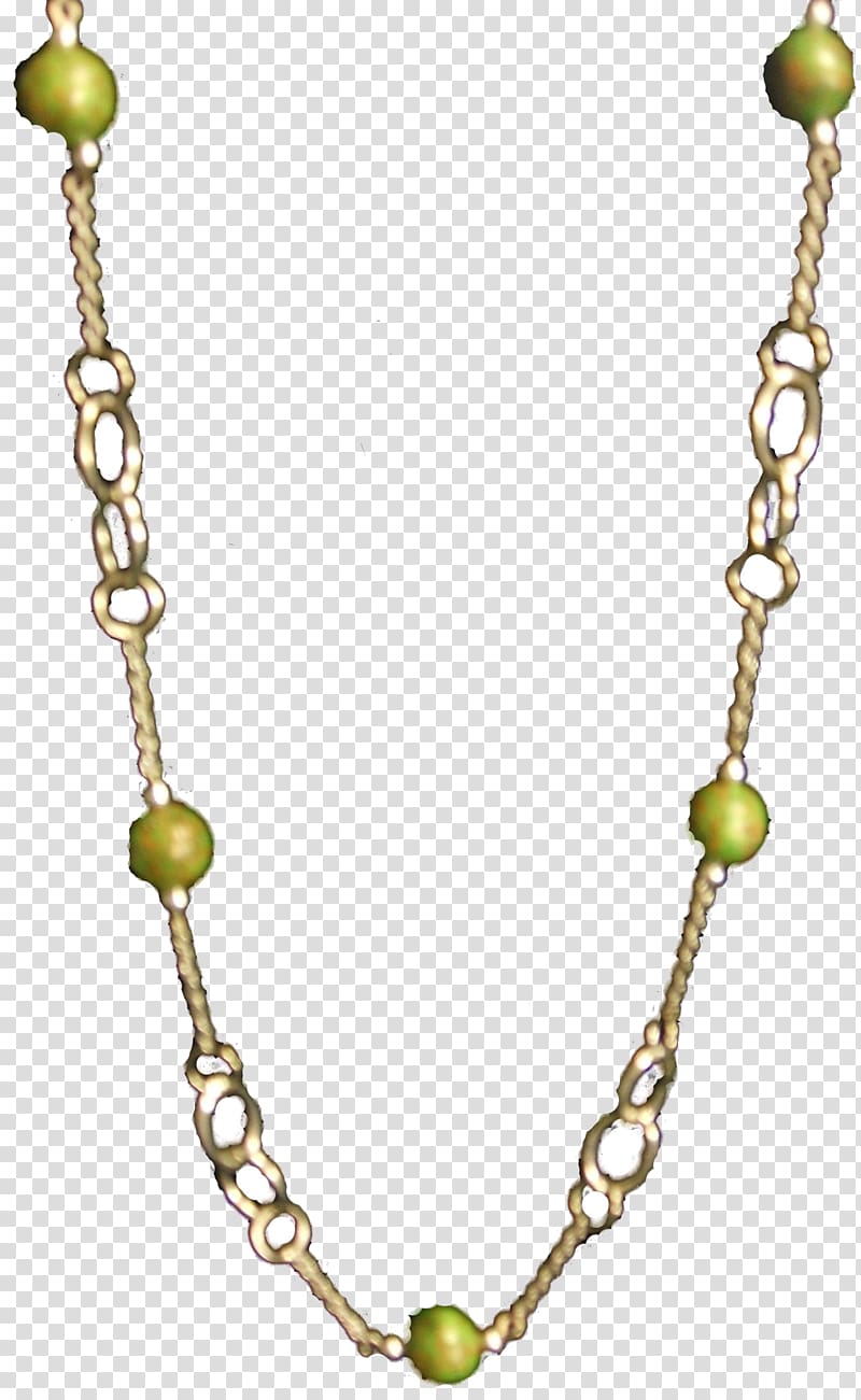 Necklace Jewellery Bead Rope chain Colored gold, necklace transparent background PNG clipart