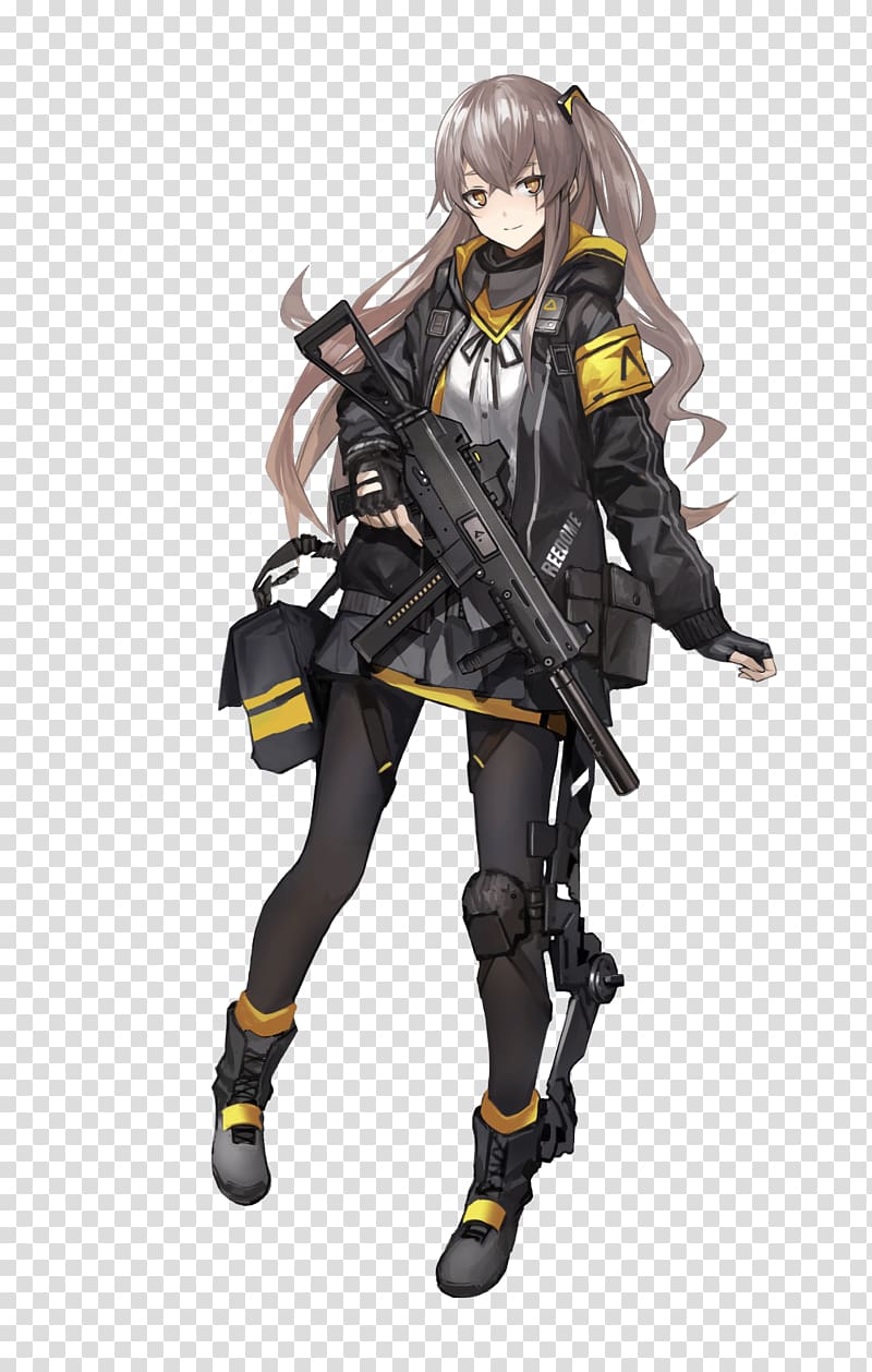 Girls' Frontline Heckler & Koch UMP Cosplay Firearm Anime, cosplay transparent background PNG clipart