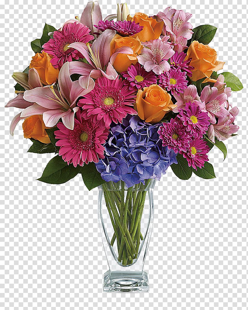 Cut flowers Floristry Flower bouquet Teleflora, bouquet of flowers transparent background PNG clipart