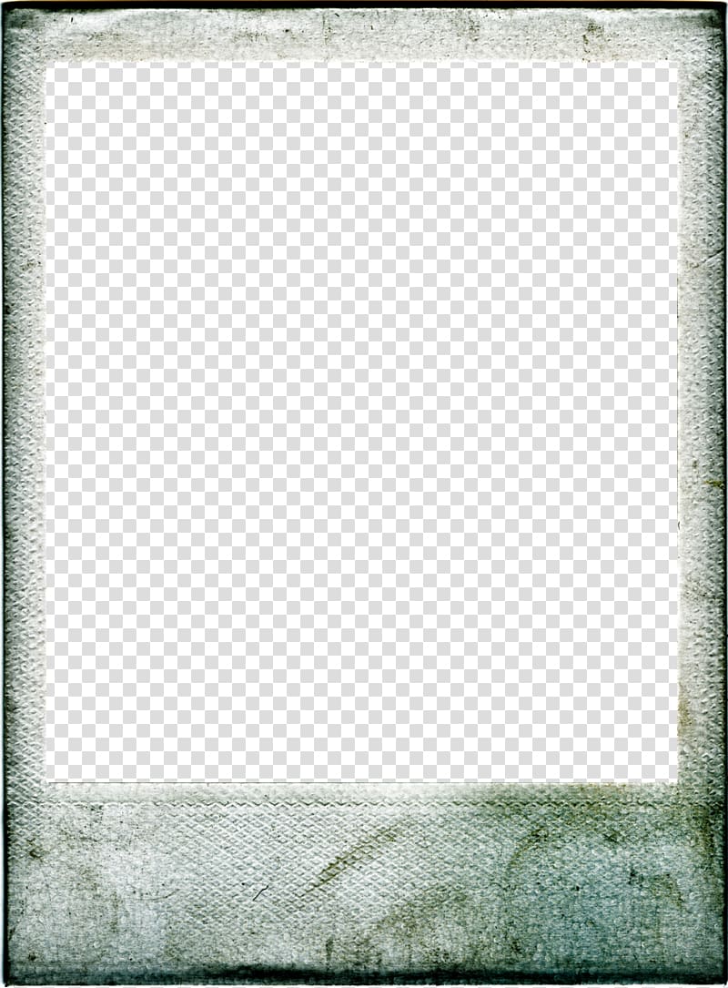 rectangular green frame, Frames Instant camera Work of art, polaroid transparent background PNG clipart