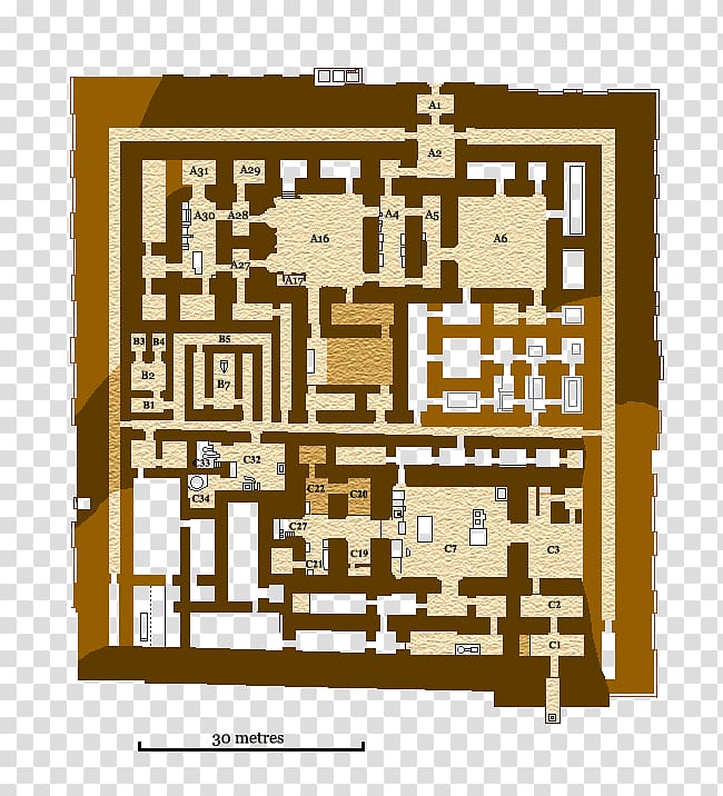 Ziggurat of Ur Larsa Uruk Isin, floor plan transparent background PNG clipart