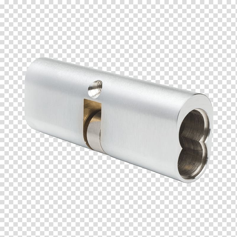 Cylinder Lockset Latch Mortise lock, aluminum profile transparent background PNG clipart