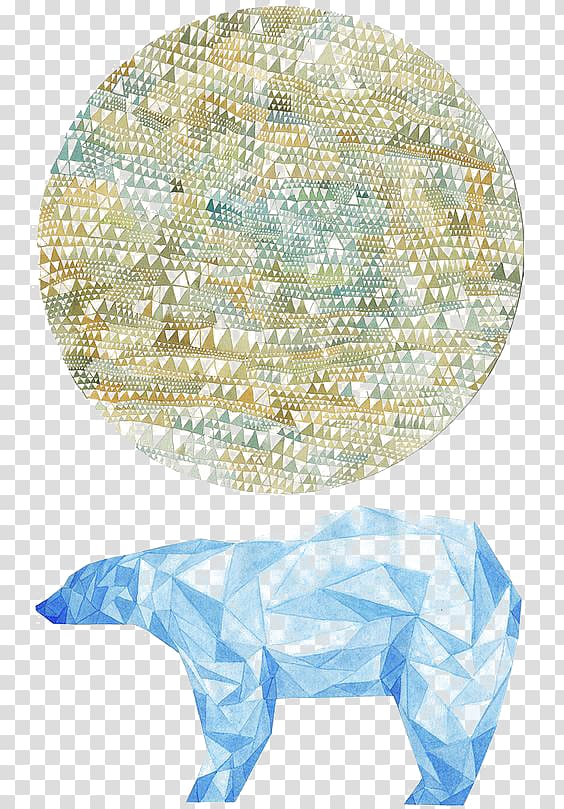 Polar bear Drawing Art Illustration, Watercolor polar bear transparent background PNG clipart