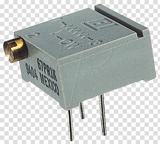 Transistor Potentiometer Electronic component Cermet, design transparent background PNG clipart