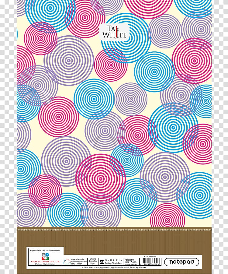 Paper Taj White Pulp Academic writing Notebook, writing pad transparent background PNG clipart