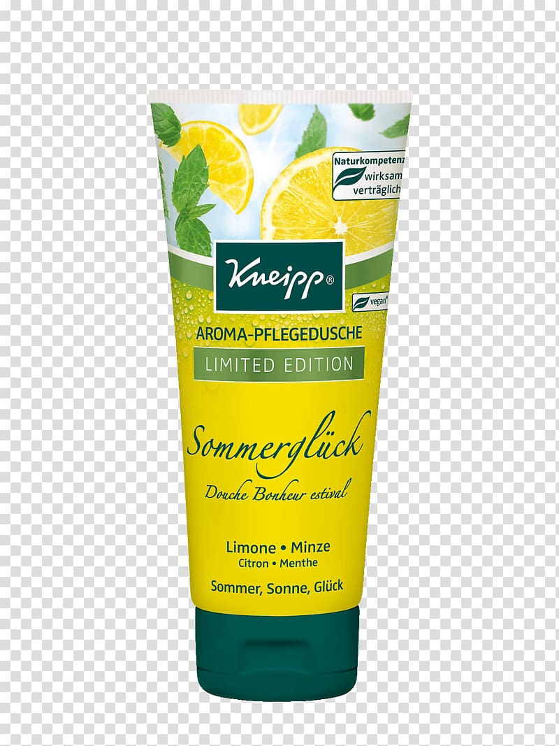 Sunscreen Kneipp Aroma-Pflegedusche Sommerglück Lotion Shower gel Perfume, perfume transparent background PNG clipart