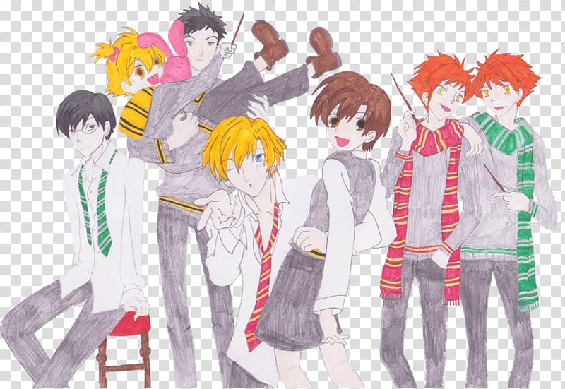 Garrï Potter Anime Mangaka Ouran High School Host Club Hogwarts School of Witchcraft and Wizardry, Anime transparent background PNG clipart