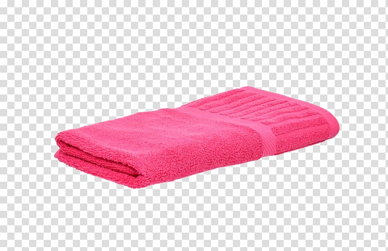 Towel Pink M Textile RTV Pink, Eidi transparent background PNG clipart