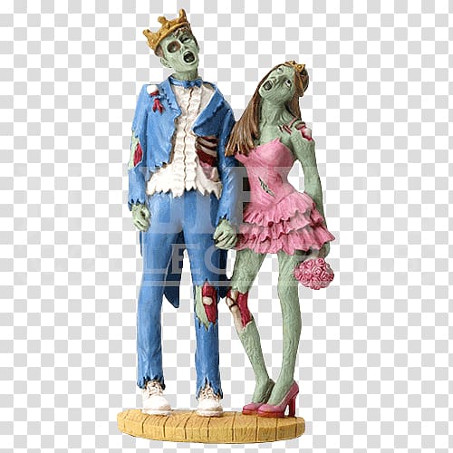 Figurine Zombie Prom Statue Party, party transparent background PNG clipart