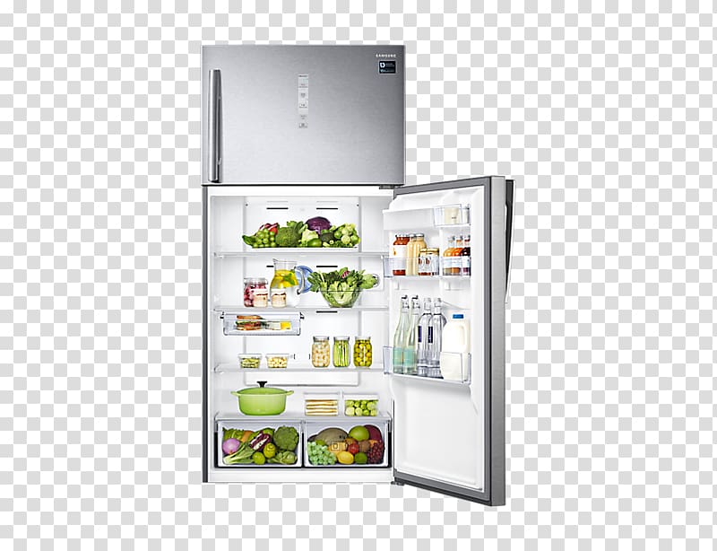 Refrigerator Freezers Samsung Electronics SAMSUNG Fridge Freezer, refrigerator transparent background PNG clipart