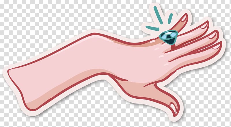 Thumb Ring Finger Drawing, Cartoon finger ring transparent background PNG clipart
