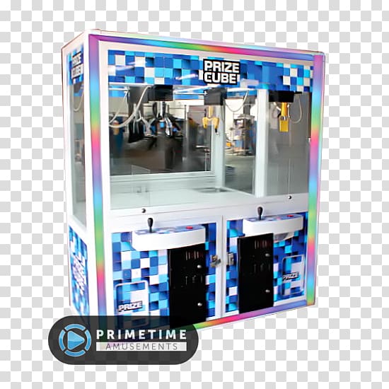 Machine Claw crane Arcade game, cube ent transparent background PNG clipart