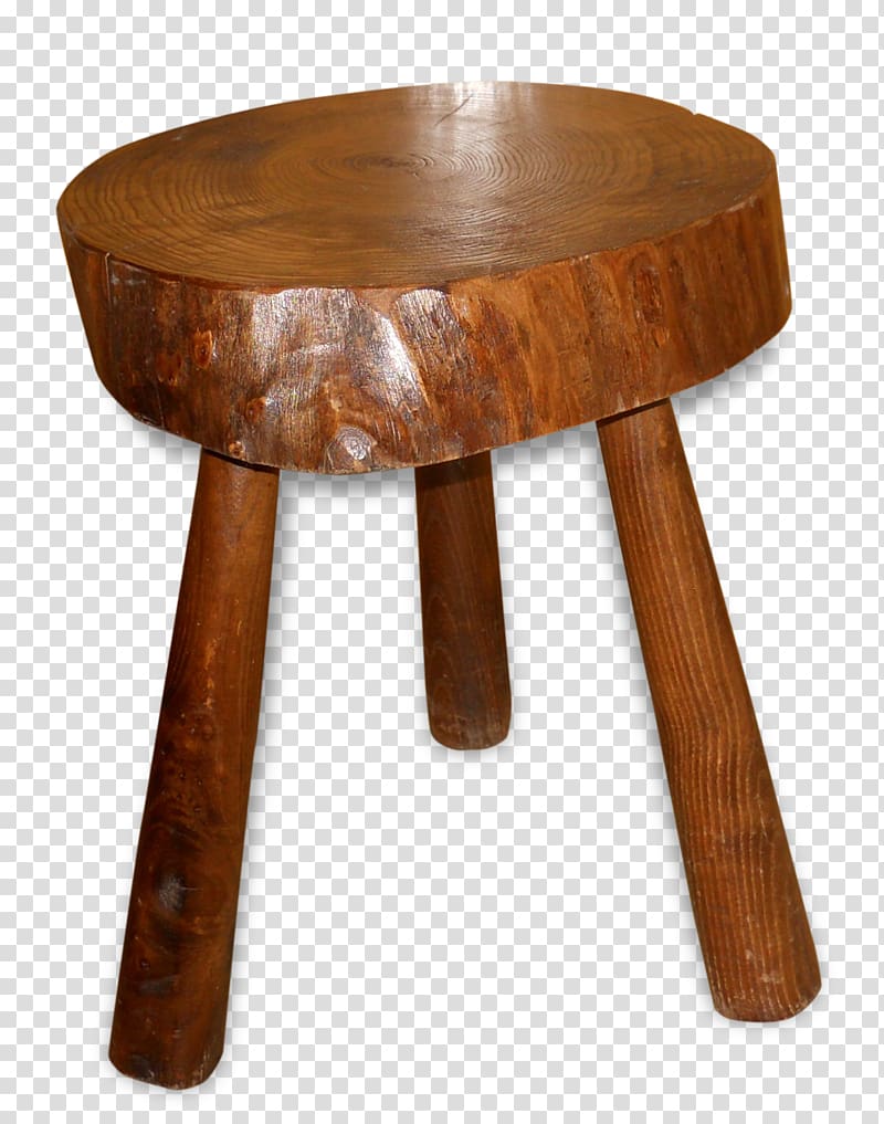Table Stool Wood Rondin de bois Milking, table transparent background PNG clipart