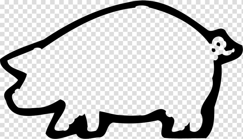 White Line art , tummy pigs free transparent background PNG clipart