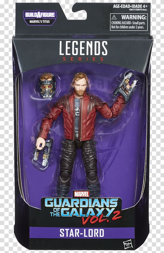 Star-Lord Drax the Destroyer Yondu Nova Marvel Legends, chris pratt transparent background PNG clipart