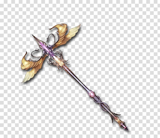 Granblue Fantasy Rod of Asclepius Weapon Staff of Hermes, weapon transparent background PNG clipart