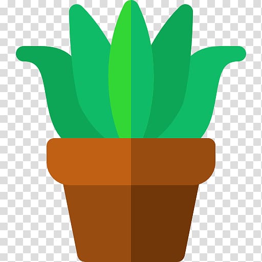 Flowerpot Green Plant, vera transparent background PNG clipart