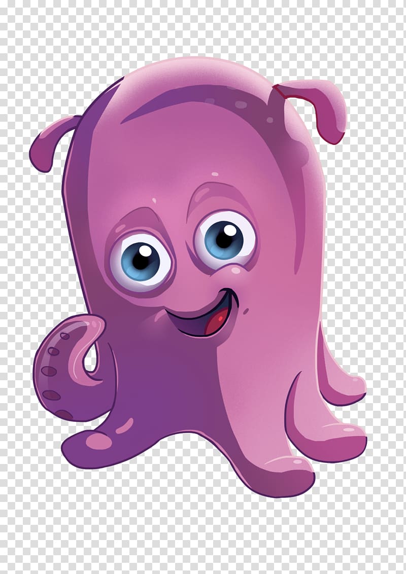 Pink Octopus Character Illustration Pearl Find Nemo Transparent Background Png Clipart Hiclipart