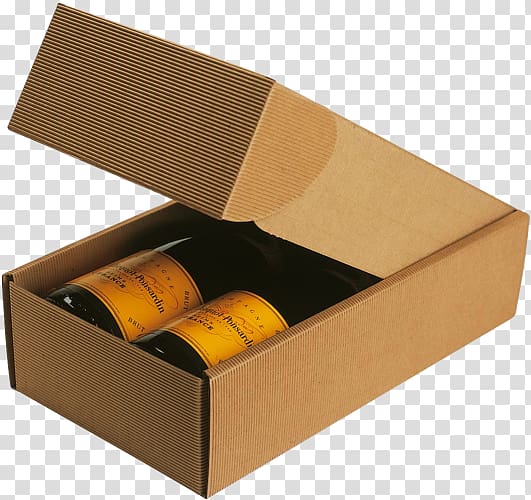 Cardboard box Paper Corrugated fiberboard Box wine, box transparent background PNG clipart