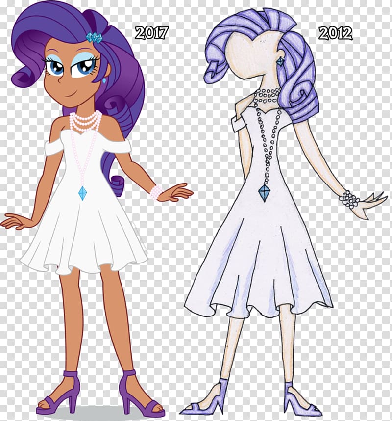 rarity dress vector