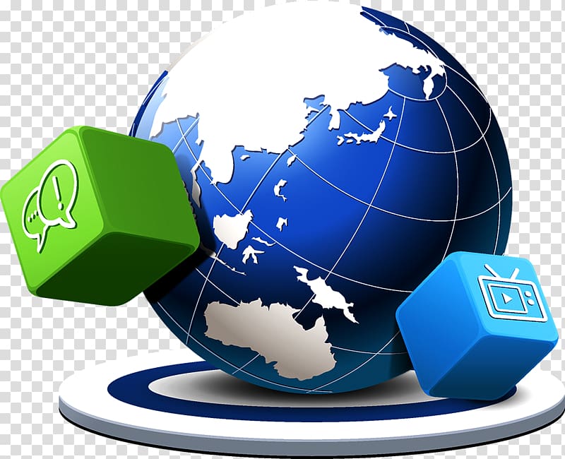 Web development Search engine optimization Website Social media optimization Web design, Blue Earth transparent background PNG clipart