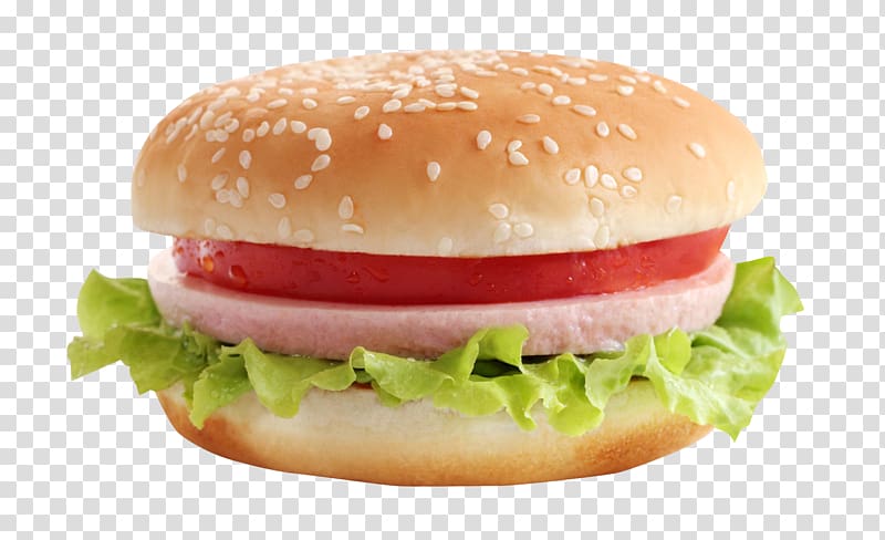 burger with patty, Hamburger Veggie burger Cheeseburger Fast food, Burger transparent background PNG clipart