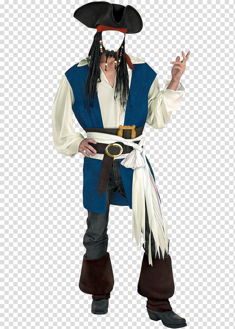 Jack Sparrow Halloween costume Disguise Pirates of the Caribbean, pirates of the caribbean transparent background PNG clipart