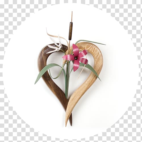 Flower Wood Paper Heart Scroll Saws, creeper hang on road floral transparent background PNG clipart