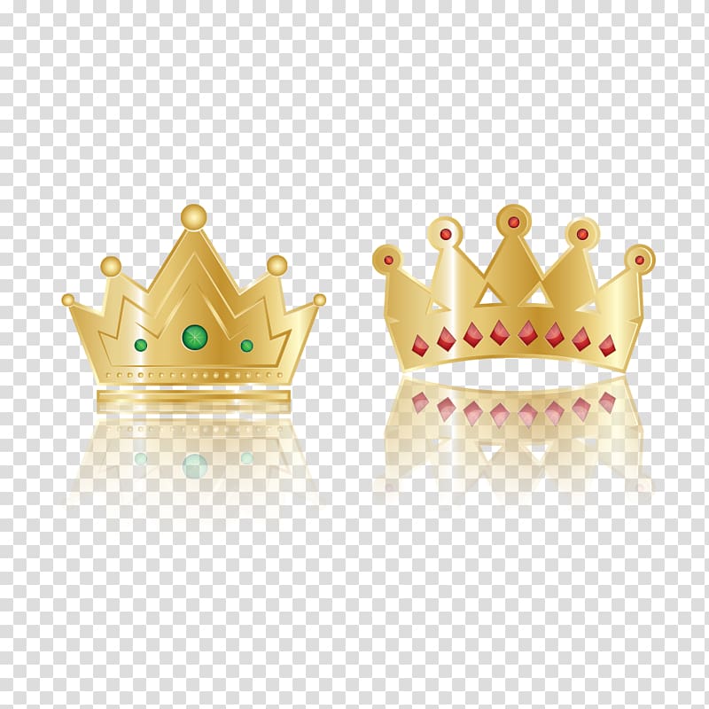 two gold-colored crowns, Crown Computer file, Imperial crown transparent background PNG clipart