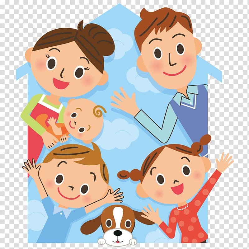 Family Icon, Cartoon family transparent background PNG clipart